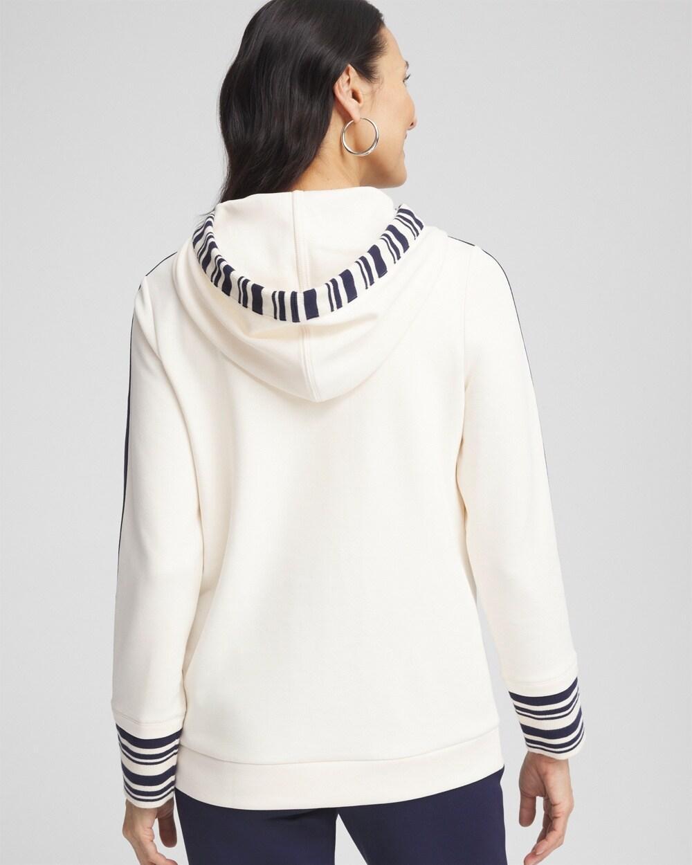 Zenergy® Striped Double-Knit Hoodie Product Image