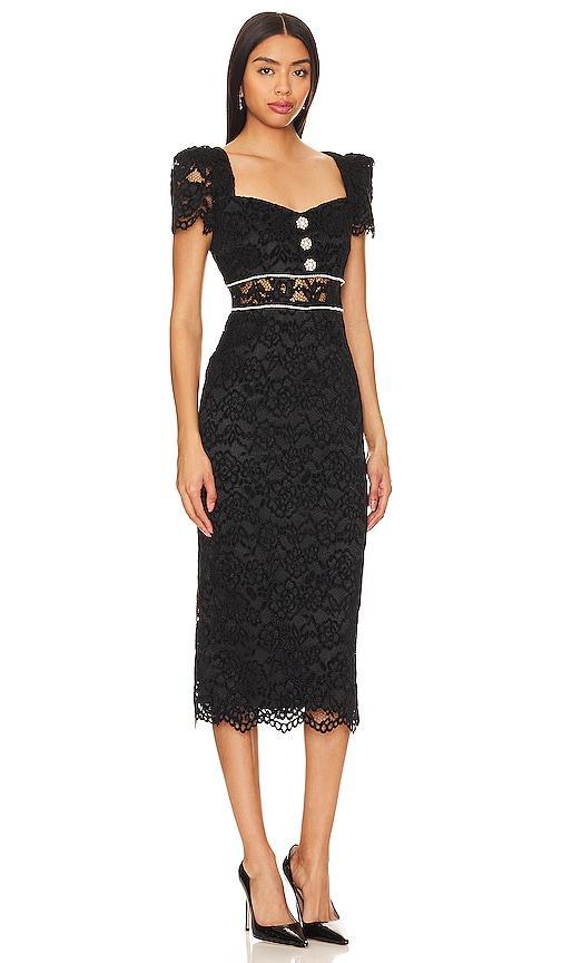 Womens Stirling Lace Sheath Midi-Dress Product Image