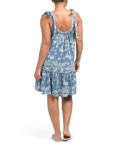 Sleeveless Floral Mini Dress for Women Product Image