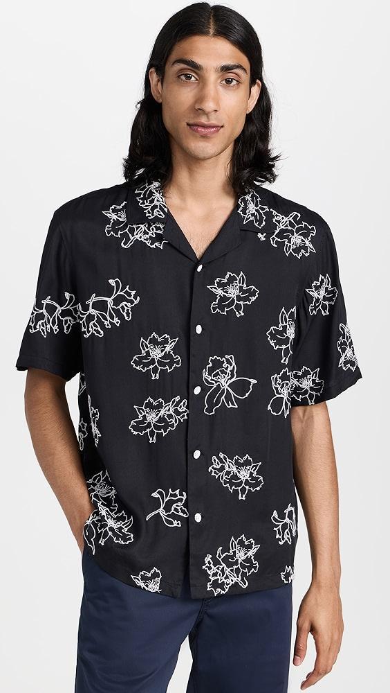 rag & bone Avery Resort Embroidered Shirt | Shopbop Product Image