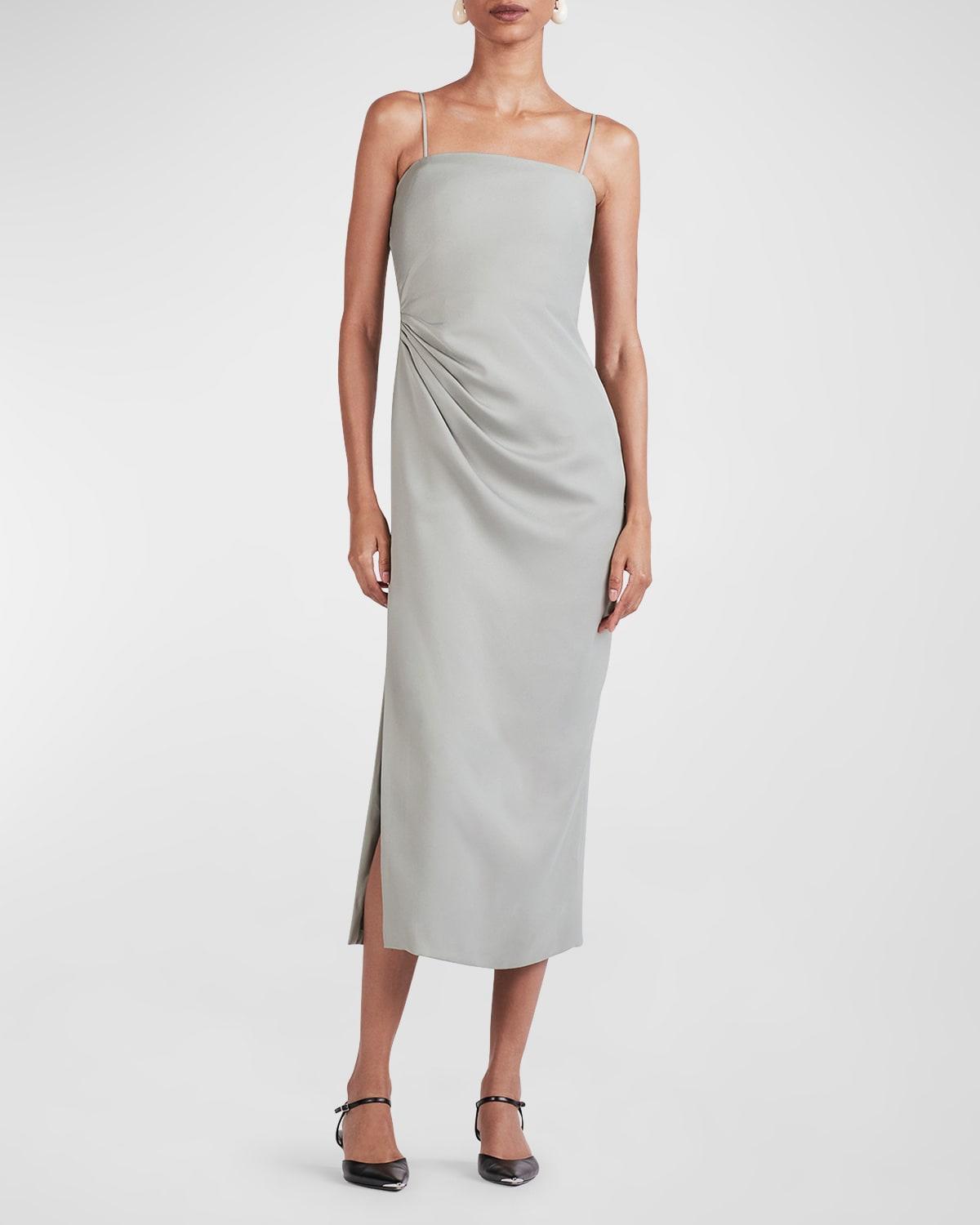 Harriet Strapless Gathered Midi Dress Product Image