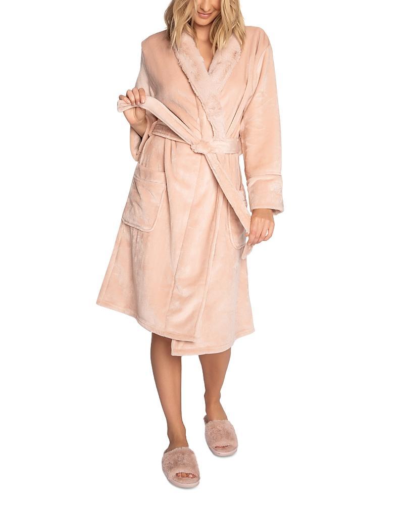 PJ Salvage Luxe Plush Faux Fur Trim Robe Product Image