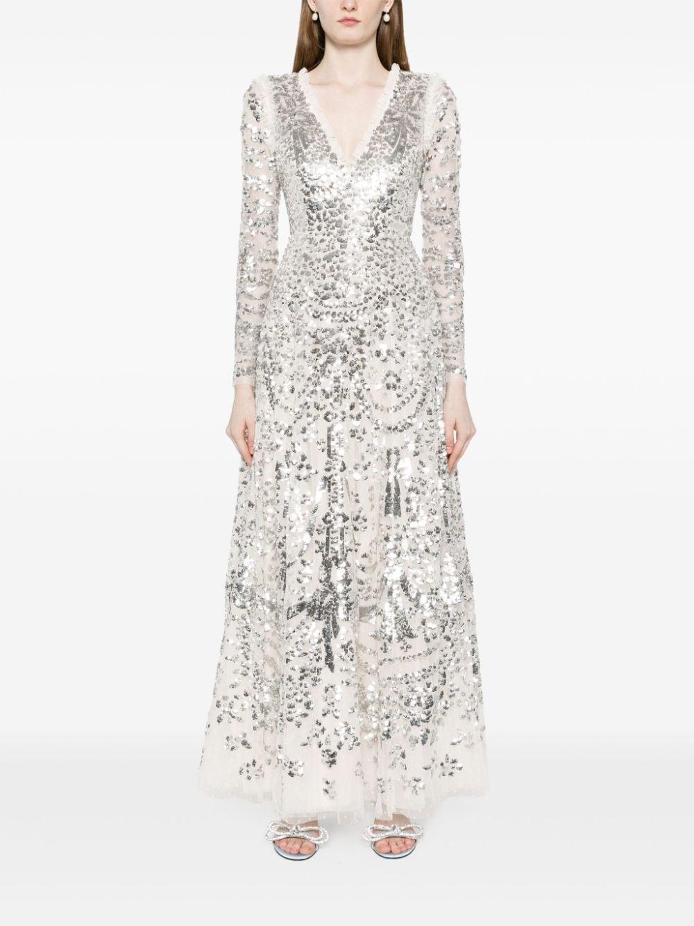 Chandalier sequin-embellished gown Product Image