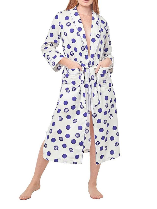 Womens Pia Tiger Dots Long Robe Product Image