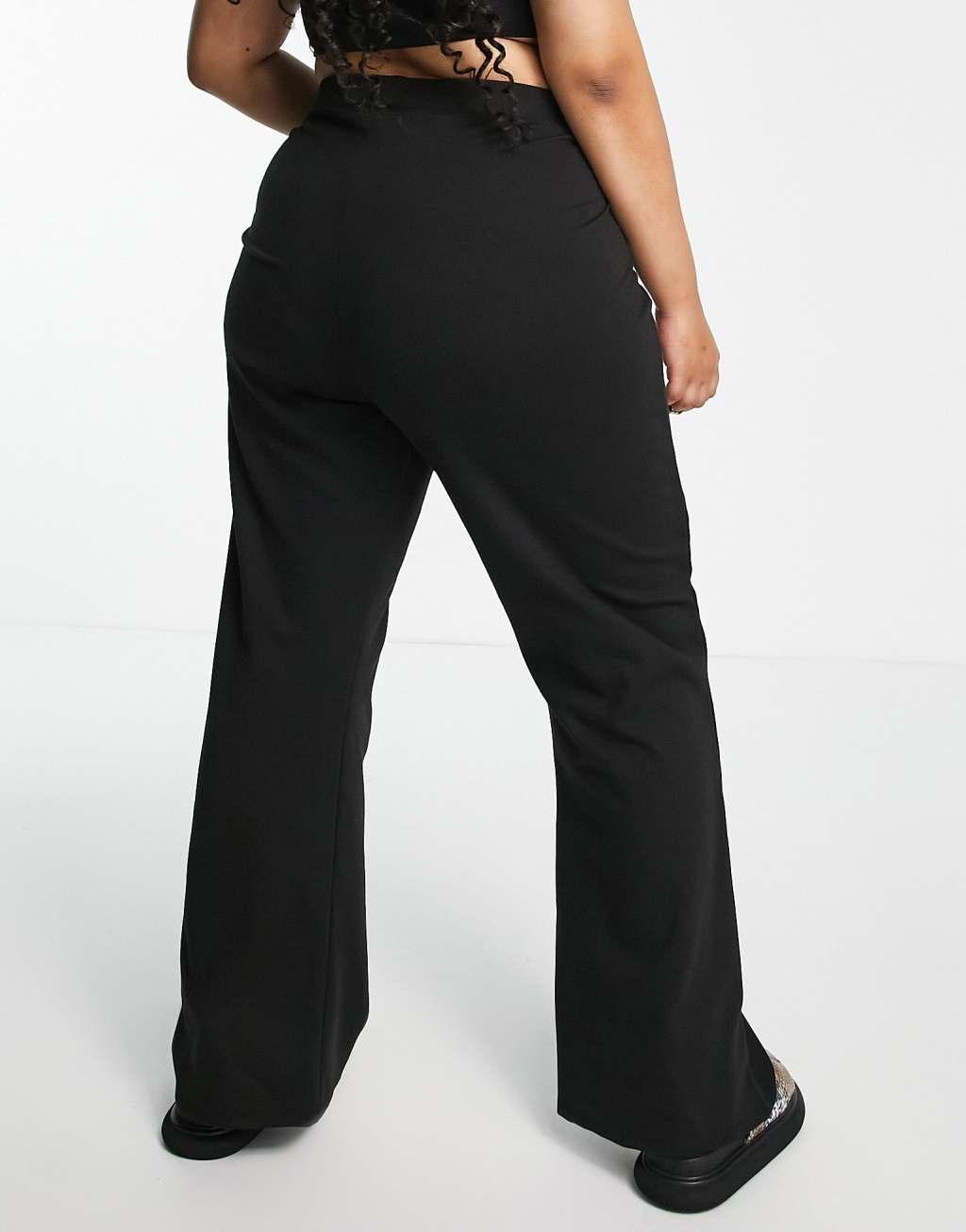 Only Curve Carpever high waist flare pants Product Image