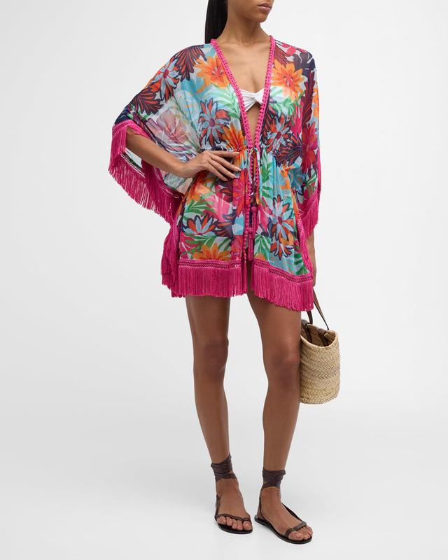 Womens Lilyana Floral Duster Dress Product Image