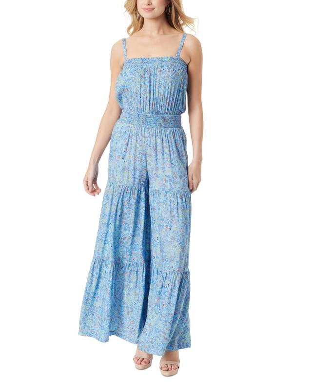 Women's Devyn Strapless Smocked Jumpsuit Product Image