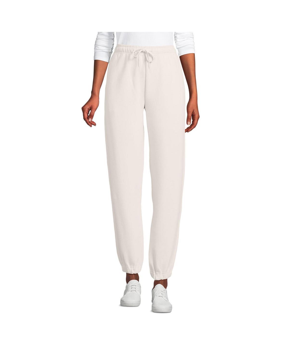 Lands End Womens Serious Sweats High Rise Jogger Pants Product Image