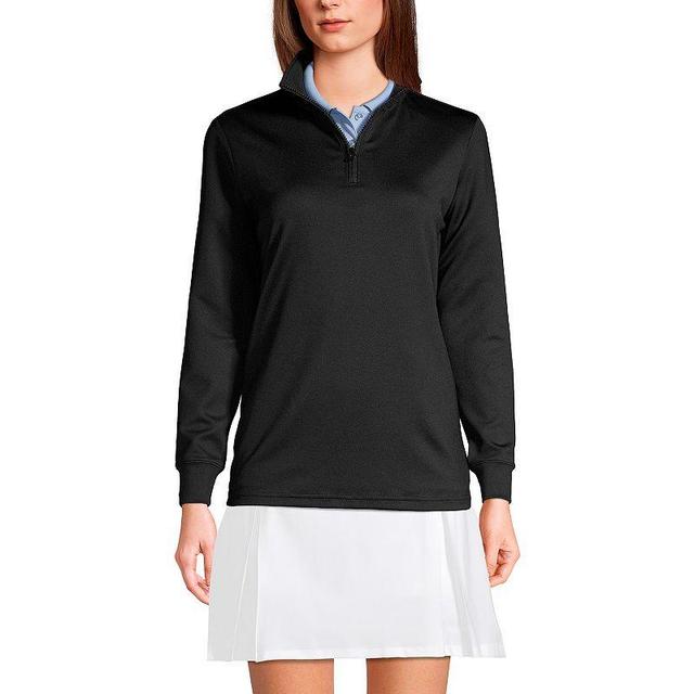 Womens Lands End Quarter Zip Pullover Product Image