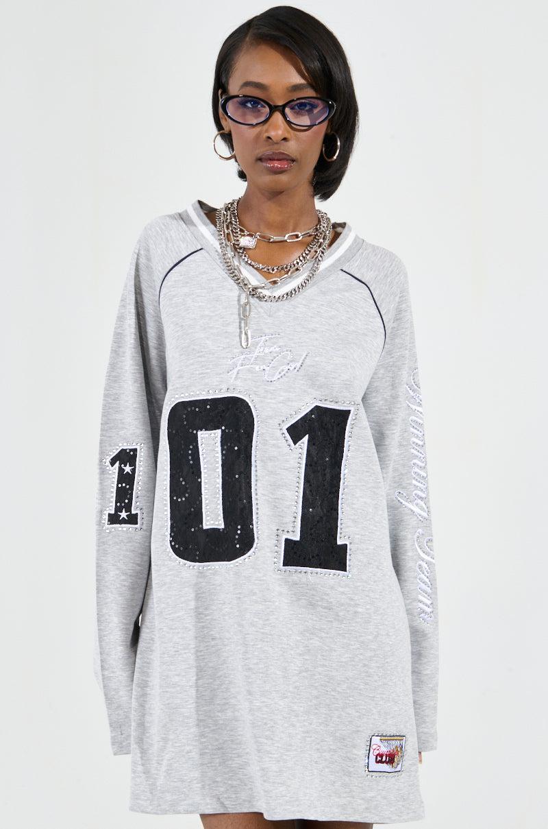 CATCH ME COURTSIDE SWEATSHIRT DRESS Product Image