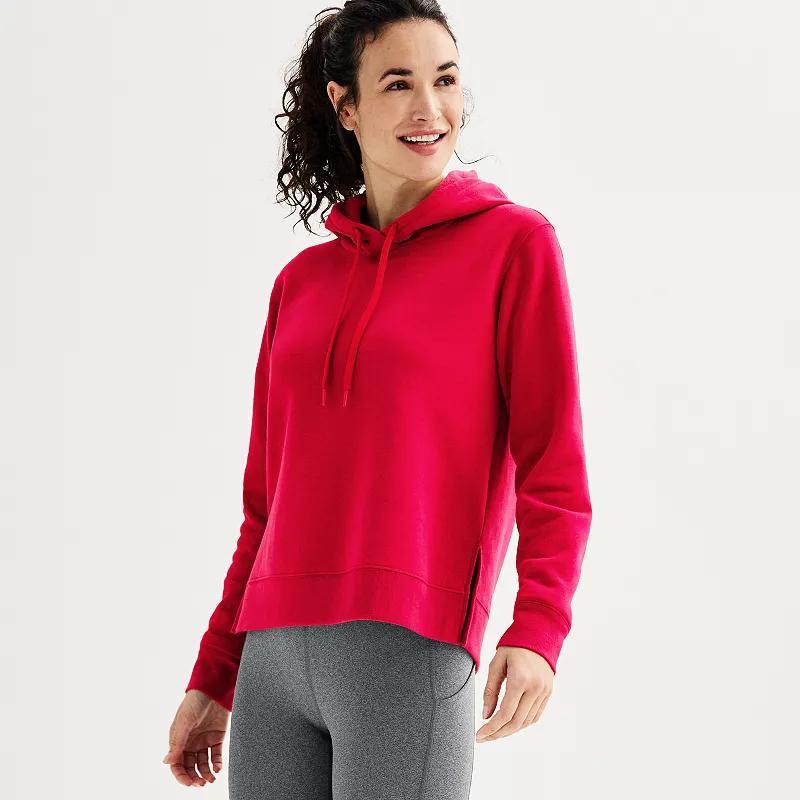 Womens Tek Gear Ultrasoft Fleece Hoodie Maiti Pink Product Image