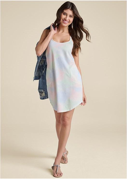 Tie-Dye Tank Dress Product Image