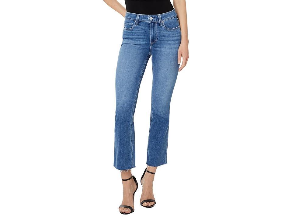 Paige Colette Crop Flare Raw Hem (Starlet) Women's Jeans Product Image