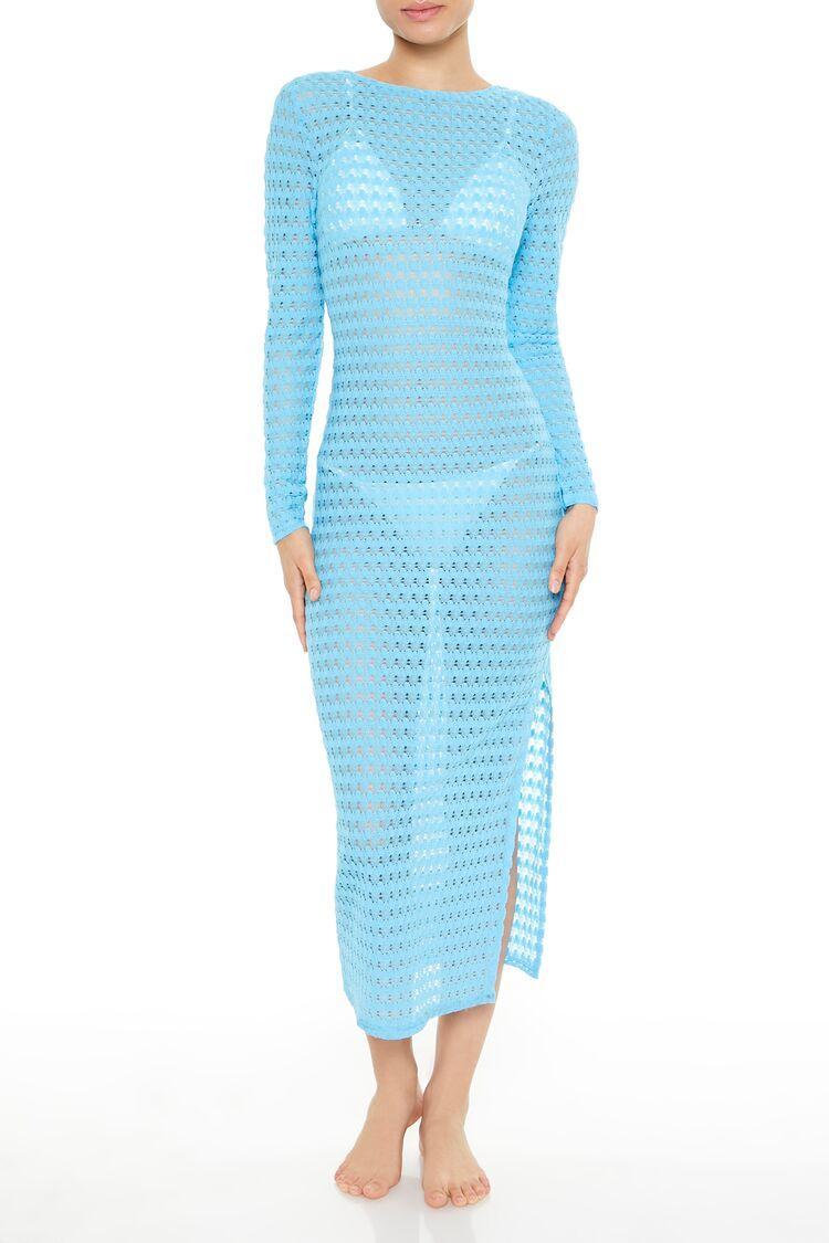 Crochet Swim Cover-Up Dress | Forever 21 Product Image