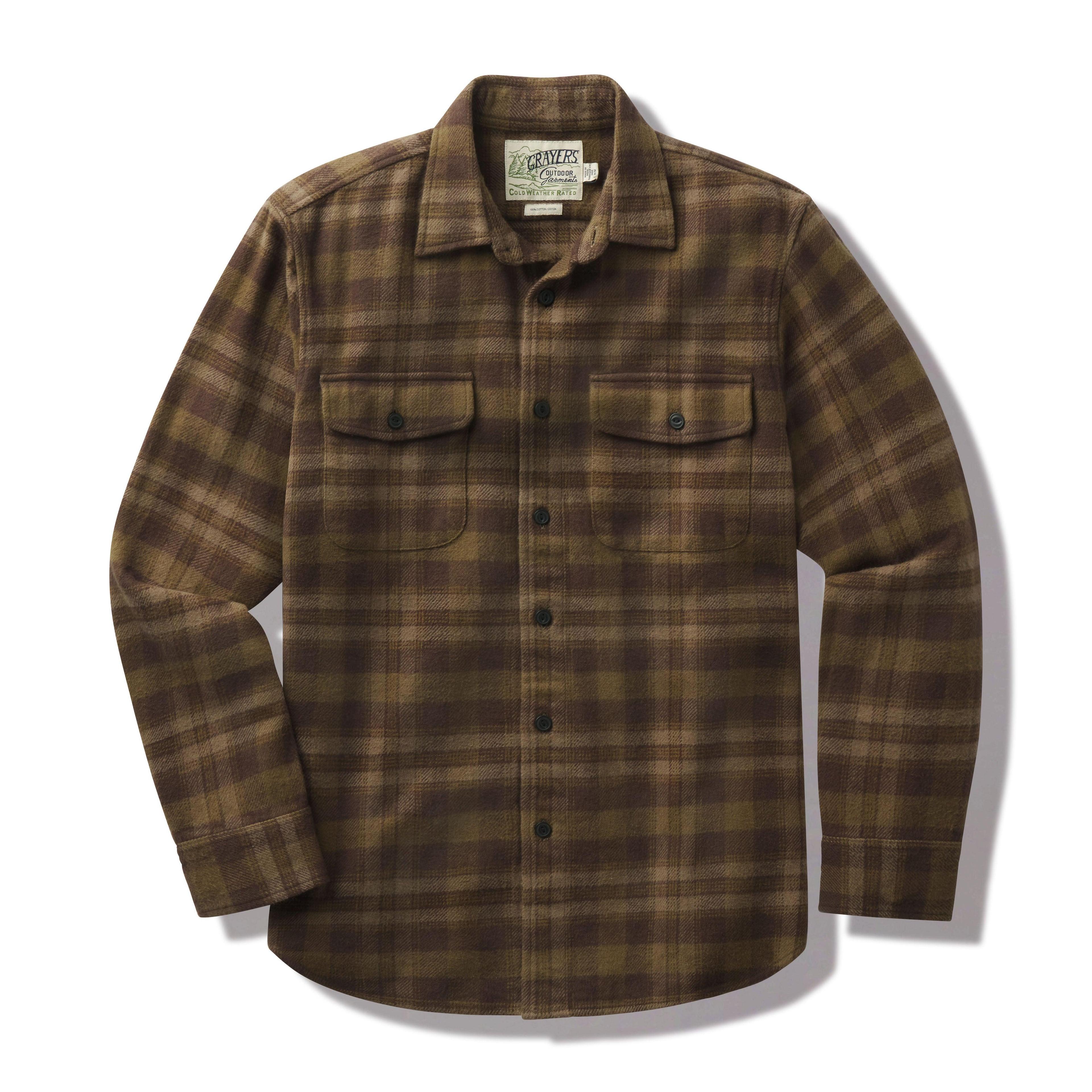 Scarboro Heritage Heavy Flannel - Olive Loden Product Image