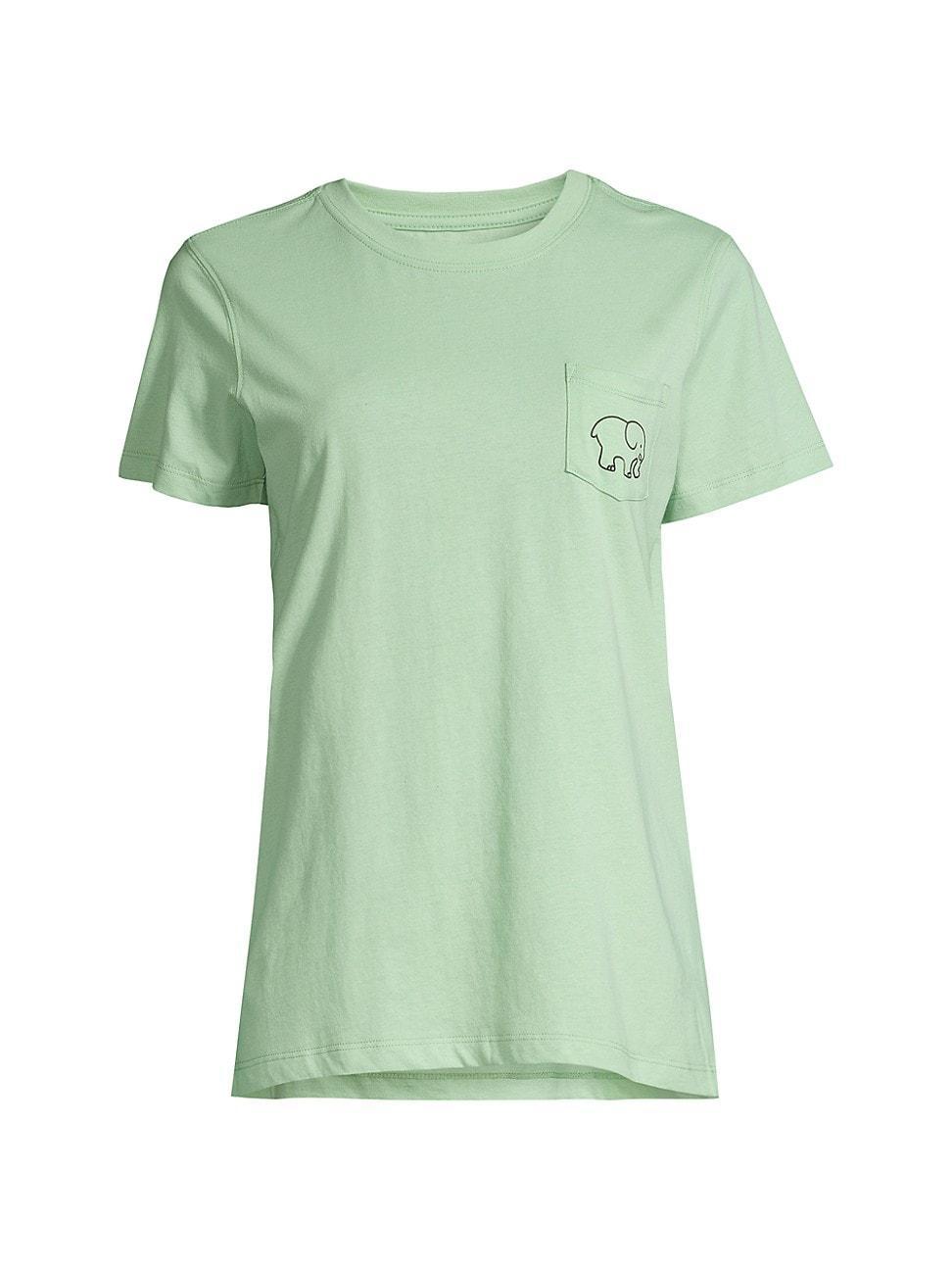 Womens Beautiful Earth Elephant T-Shirt Product Image