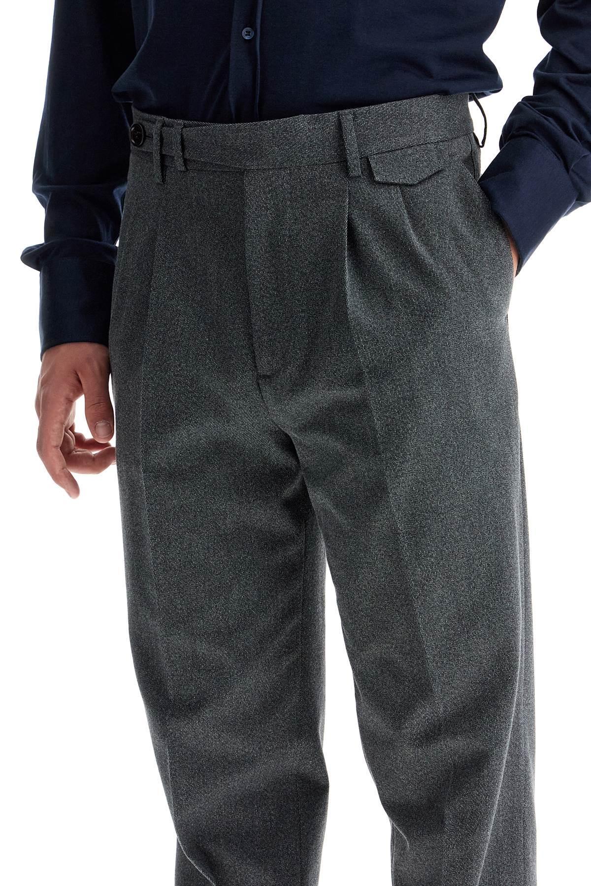 BRUNELLO CUCINELLI Wool Pant In Grey Product Image