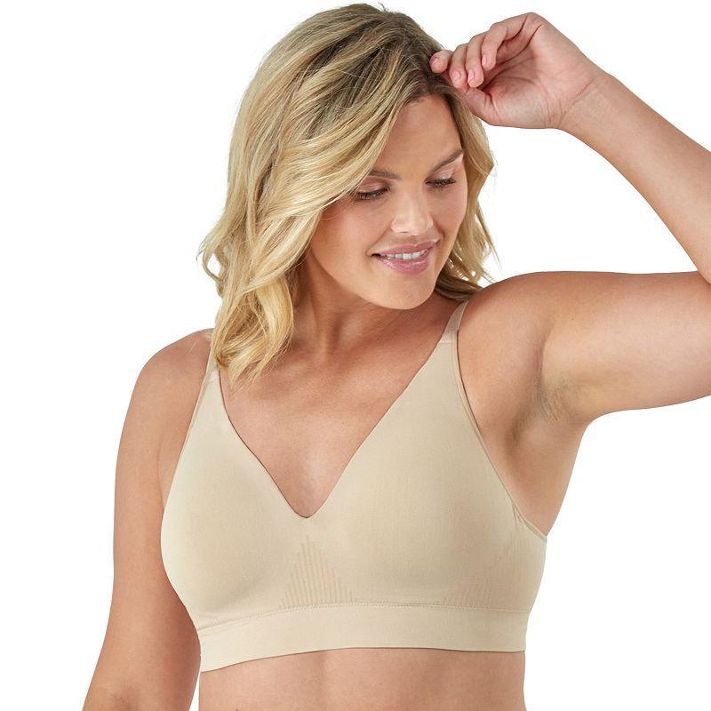 Womens Bali Comfort Revolution Seamless Wirefree Bra DF3380 Brown Product Image