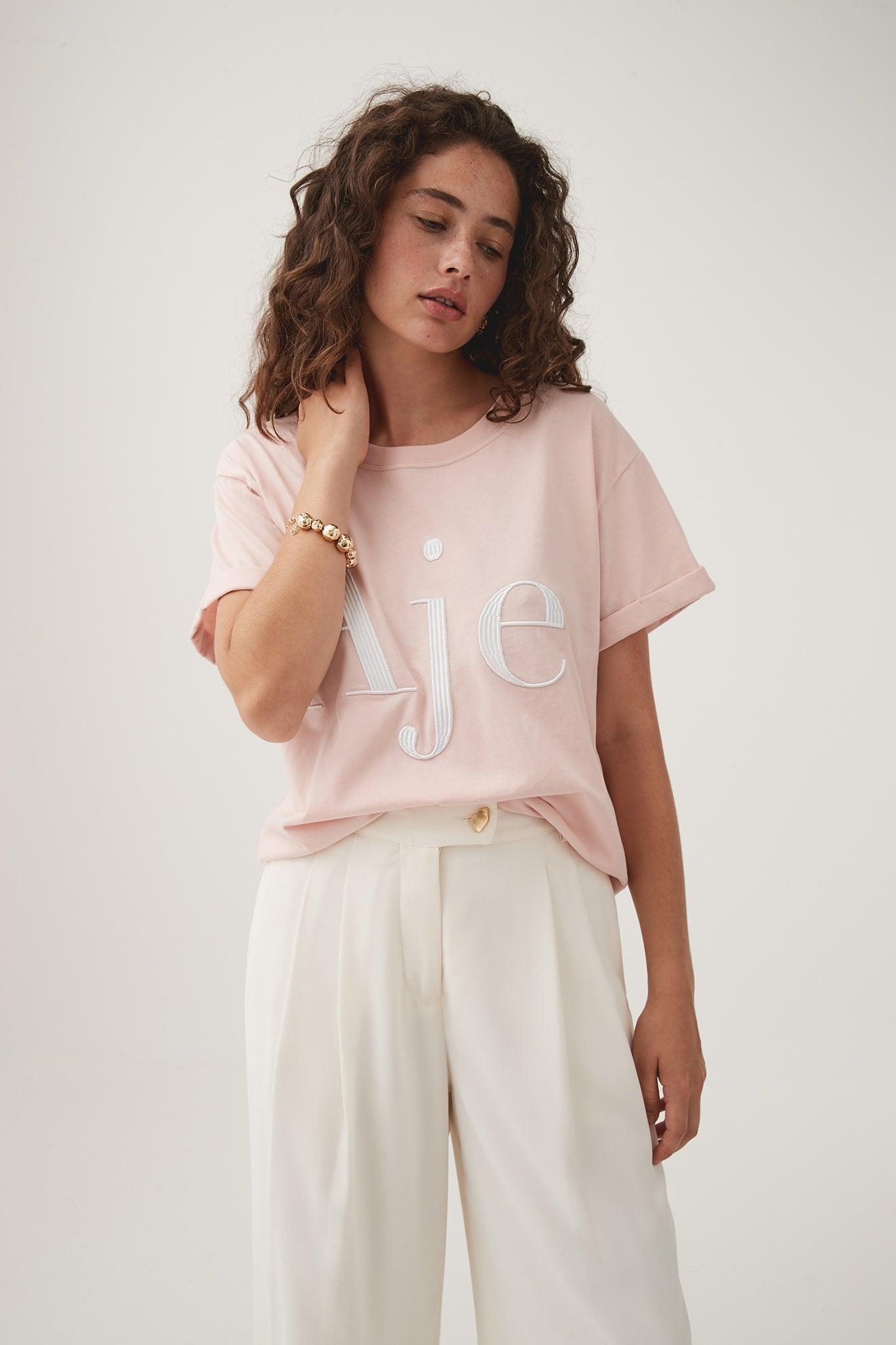 Alice Embroidered Logo Tee Product Image