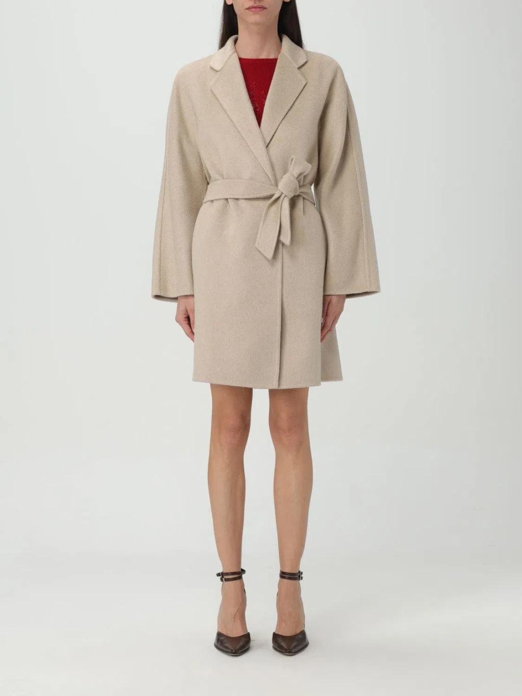 Coat  Woman In Beige product image