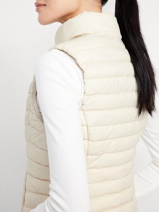 Narrow-Channel Puffer Vest Product Image