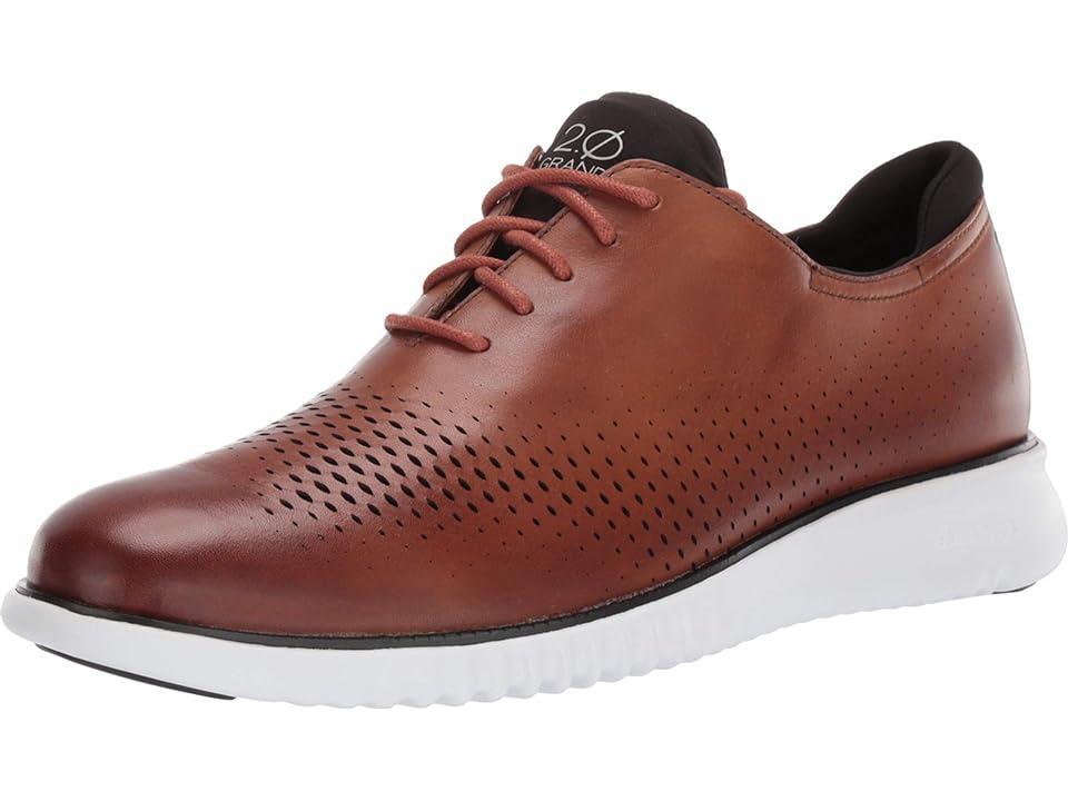 Cole Haan Mens 2.ZERGRAND Leather Laser Cut Wingtip Oxfords Product Image