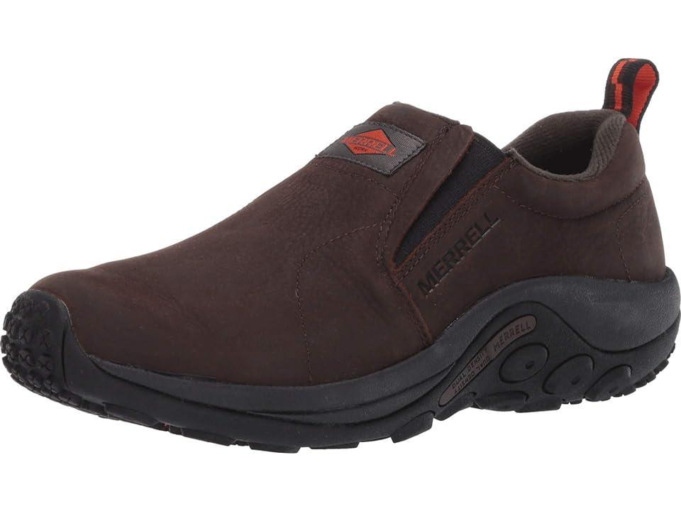 Merrell Work Jungle Moc Leather Slip Resistant (Espresso) Men's Shoes Product Image