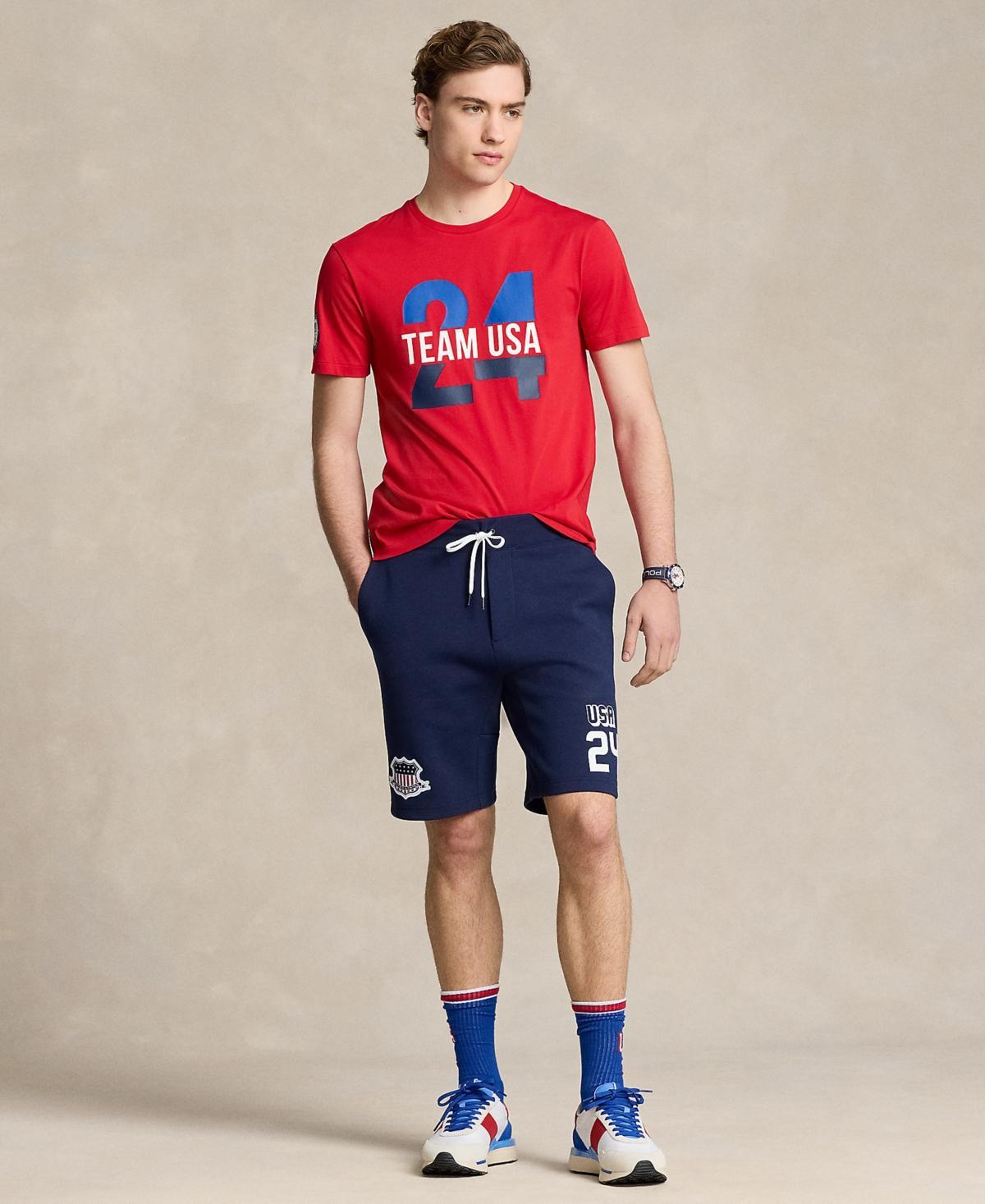 Men's Team Usa Custom Slim-fit Team Graphic T-shirt In Red Product Image