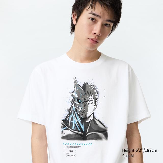 Mens Kaiju No.8 Ut (Short-Sleeve Graphic T-Shirt) White 3XL UNIQLO US Product Image