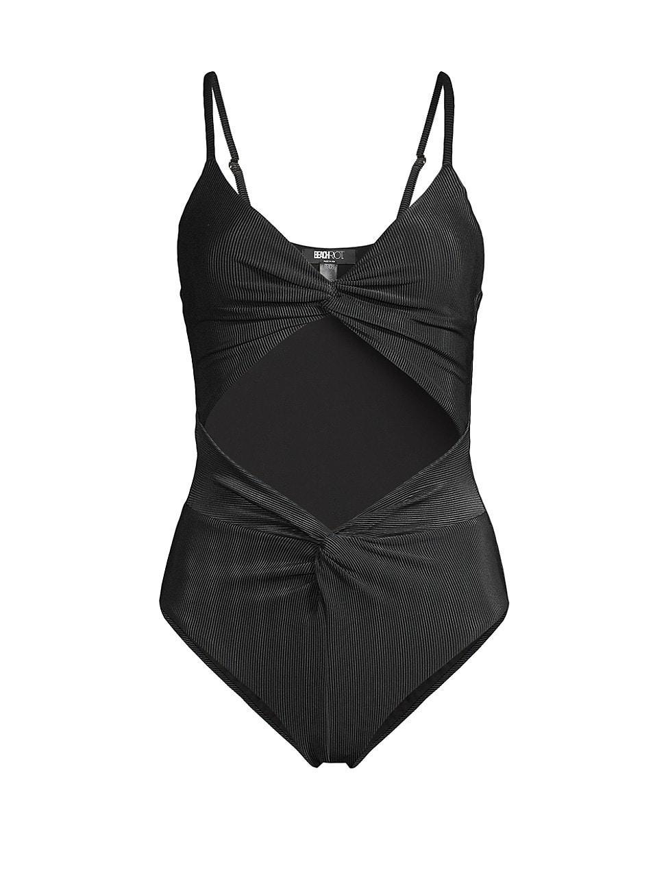 Beach Riot Aviva Twist Cutout One-Piece Swimsuit Product Image