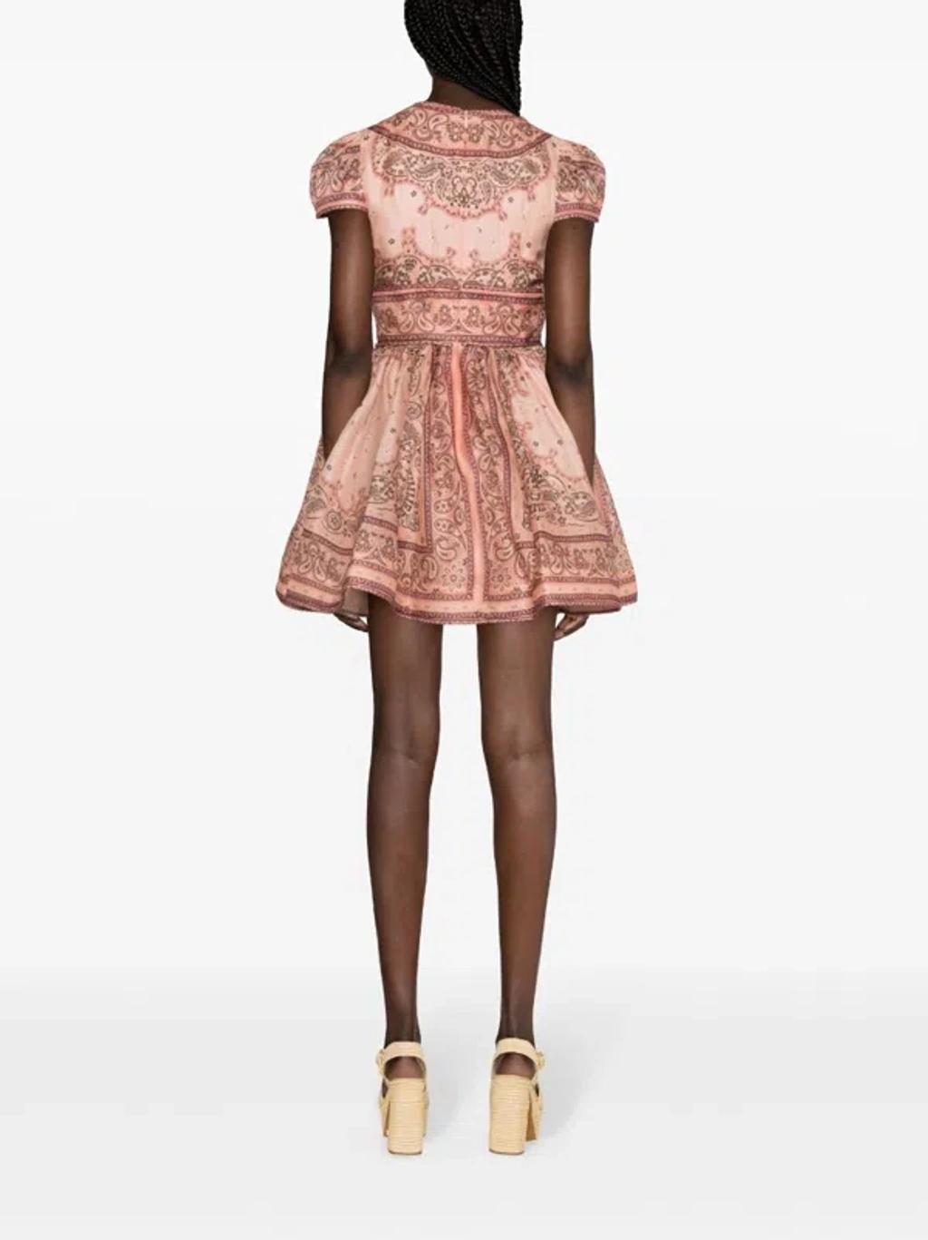 Dress With Bow In Pink Product Image