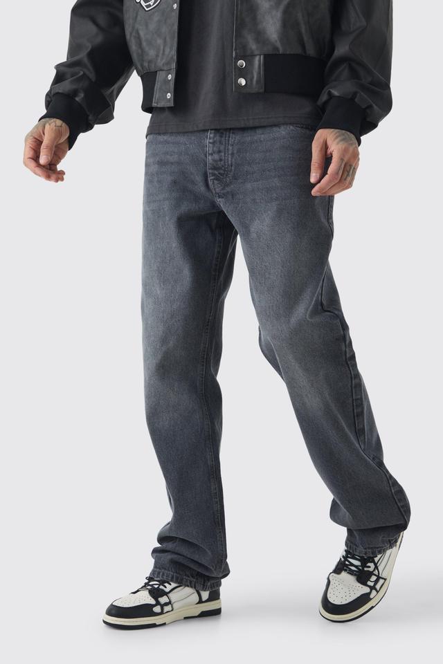 Tall Relaxed Rigid Jean | boohooMAN USA Product Image