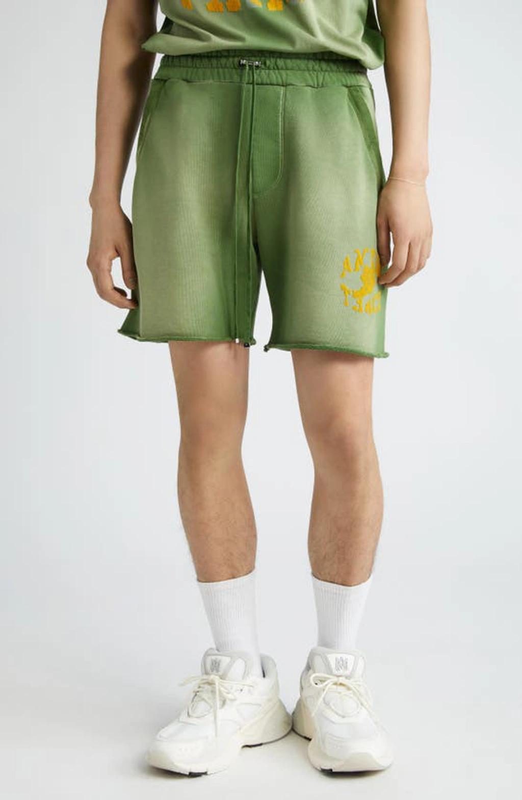 Track Shorts In Green Product Image