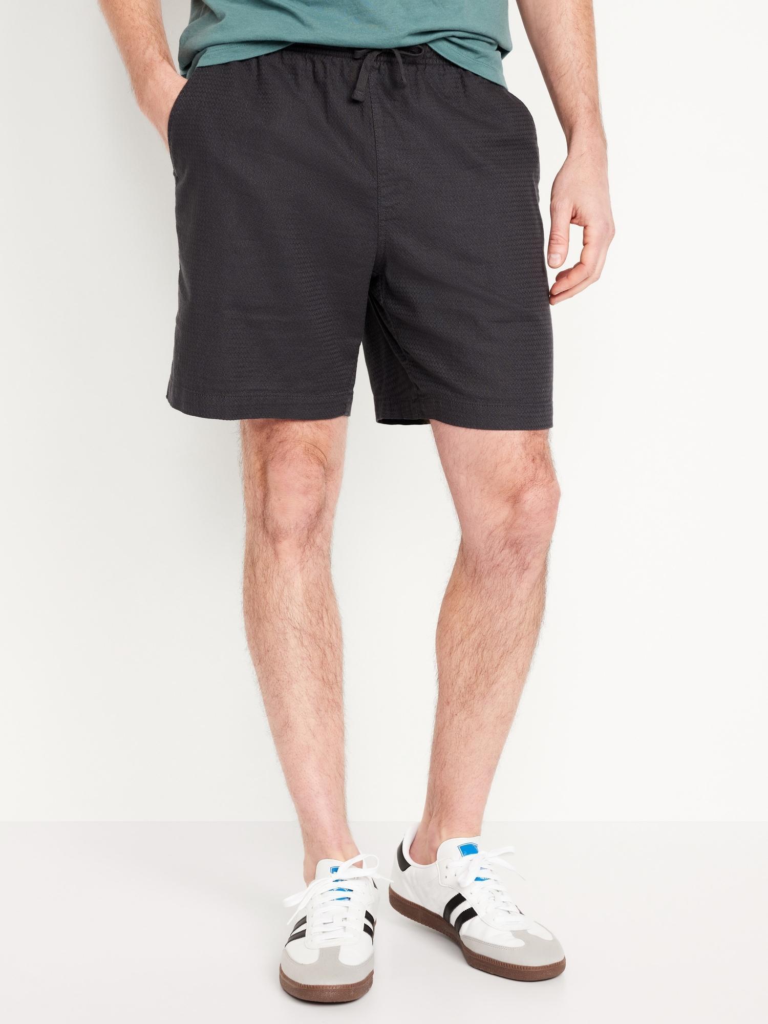 Textured Jogger Shorts -- 7-inch inseam Product Image