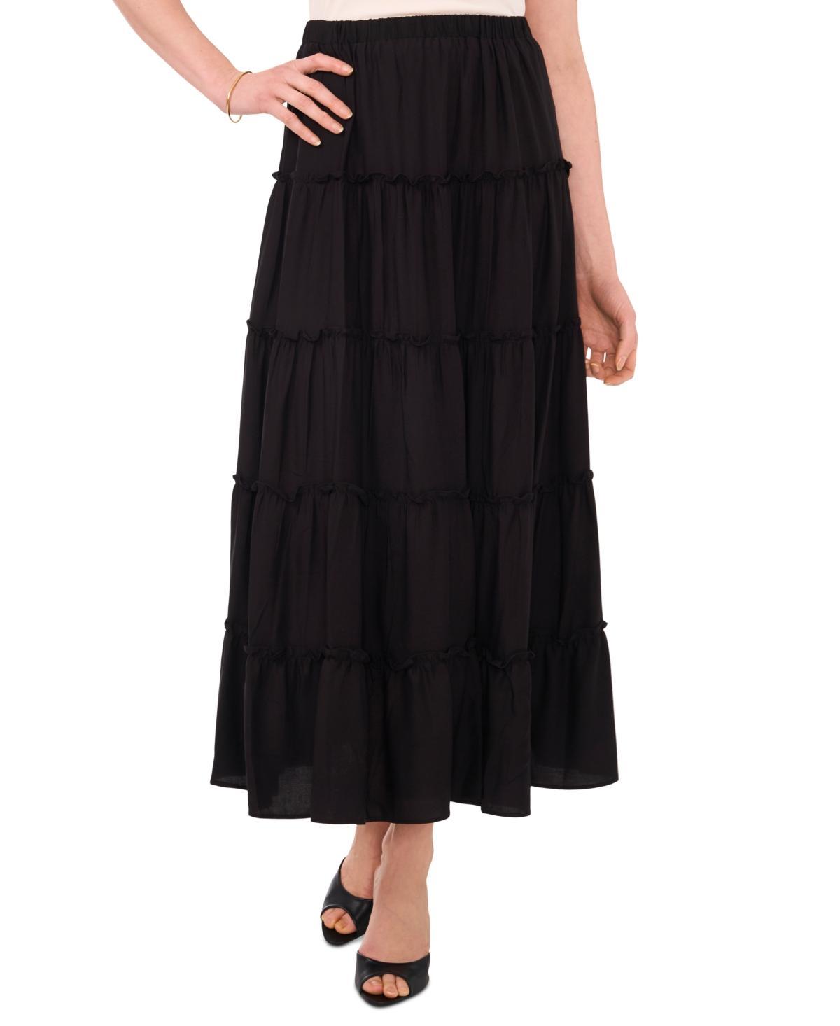 Sam & Jess Womens Tiered Maxi Skirt Product Image