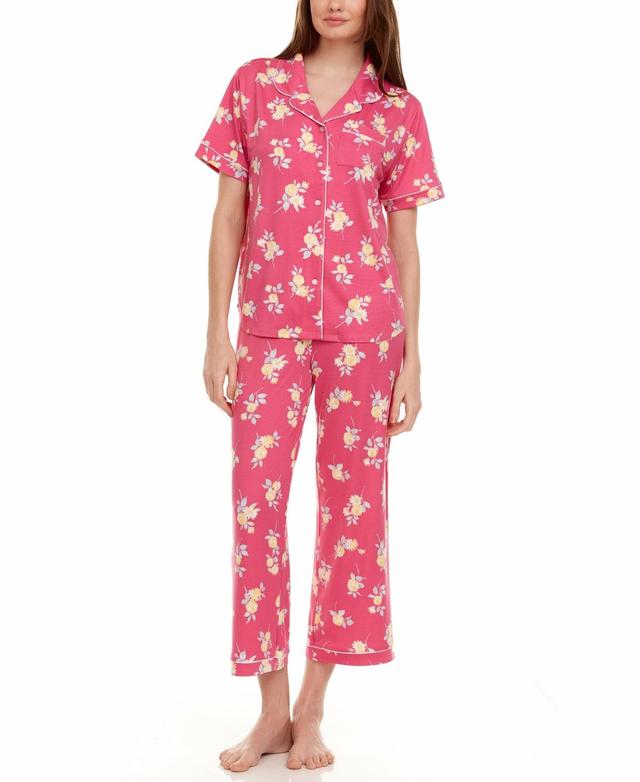 Flora by Flora Nikrooz Womens Annie Printed Capri Pajama Set Product Image