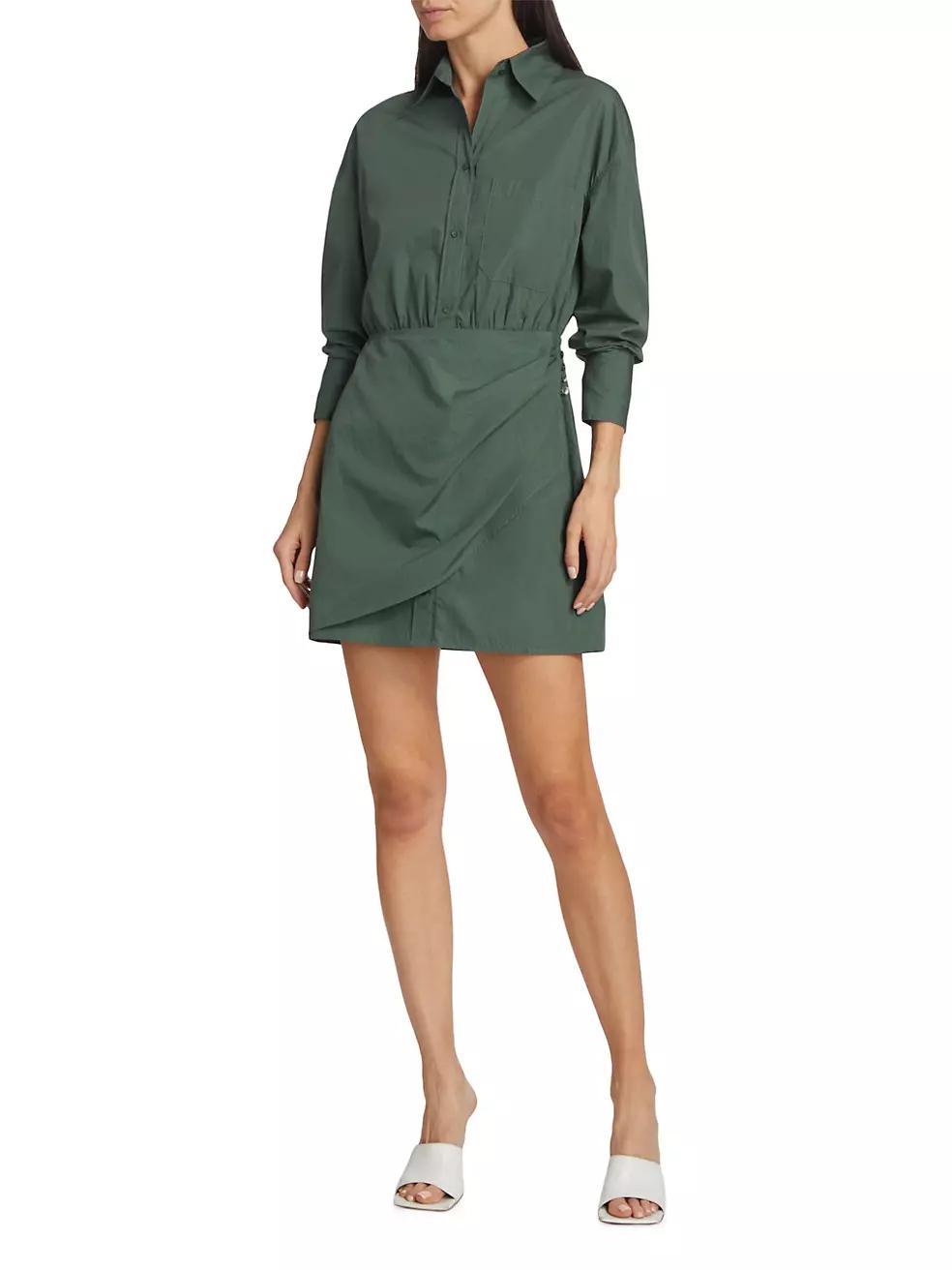 Dillon Cotton-Blend Shirtdress Product Image