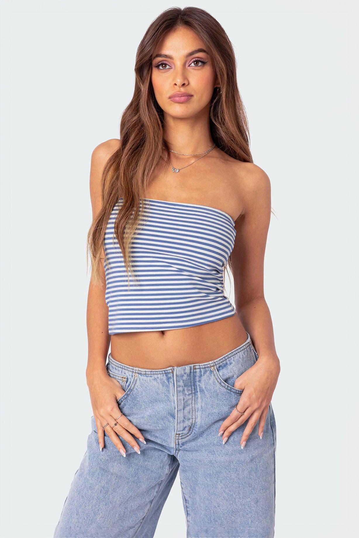 Lilah Striped Tube Top Product Image