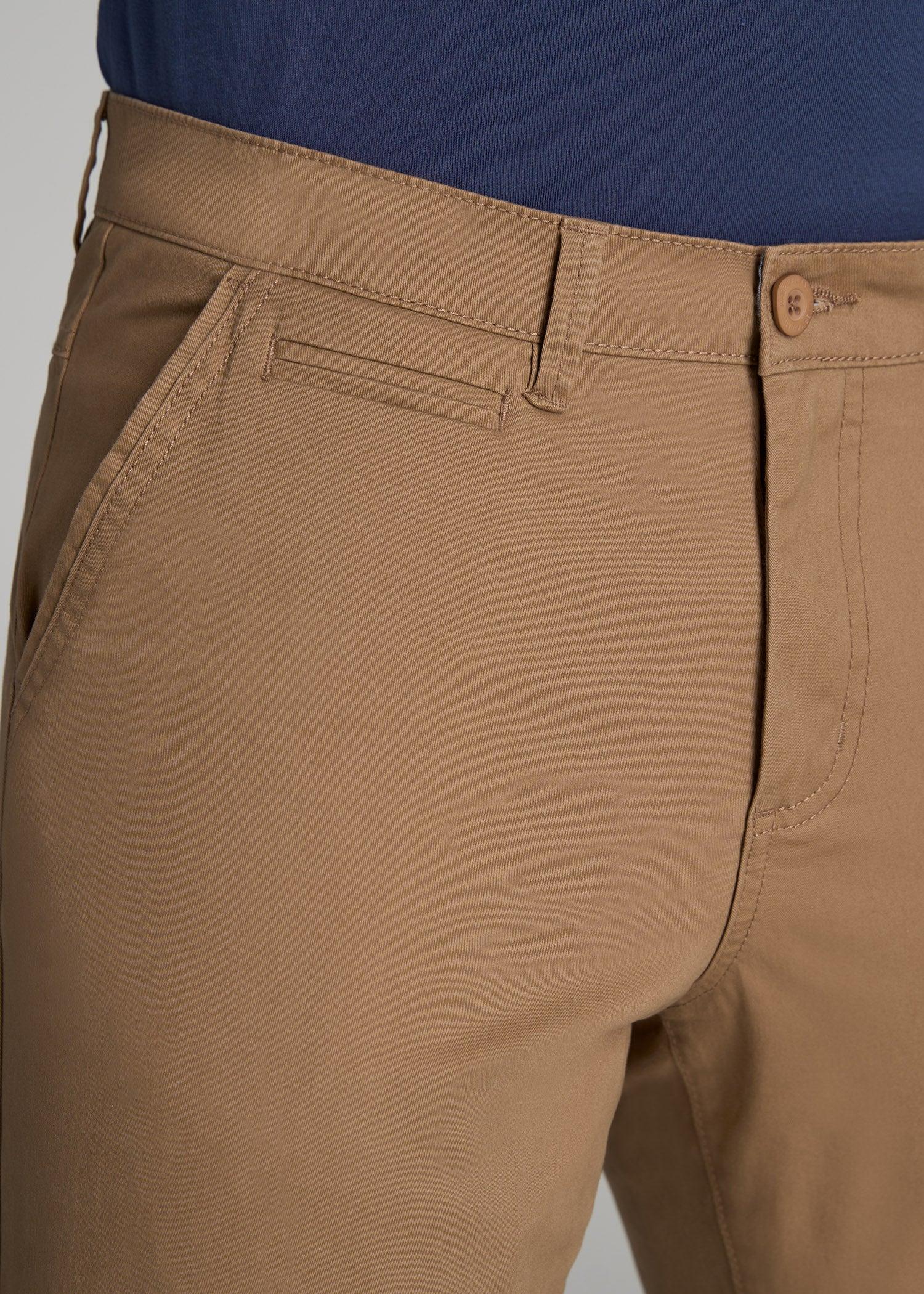 Carman TAPERED Chinos in Russet Brown - Pants for Tall Men Male Product Image