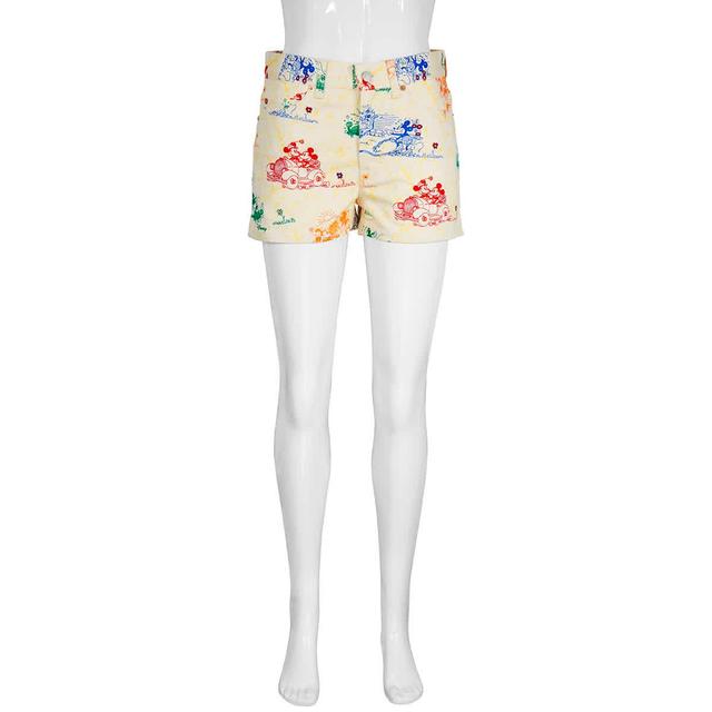 Ladies Love Mickey Mid-rise Shorts In Multicolor Product Image