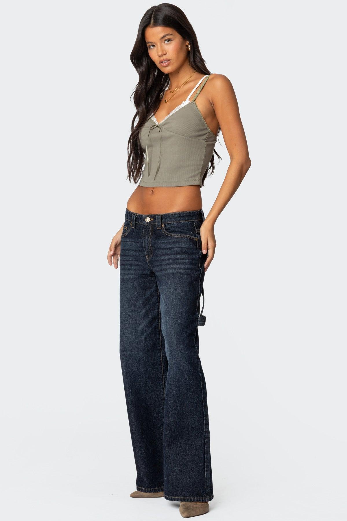 Carpenter Low Rise Jeans Product Image