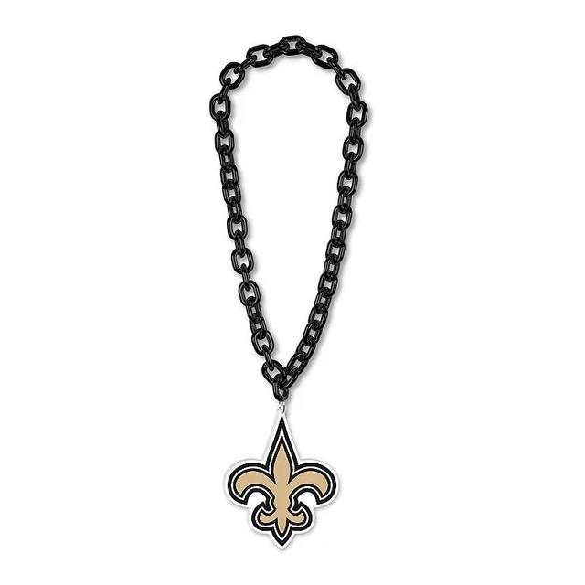 WinCraft New Orleans Saints Big Chain Logo Necklace, Mens, Team Product Image