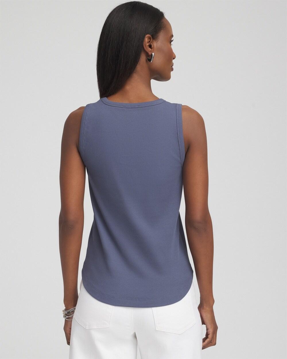 Ribbed High Neck Tank Product Image