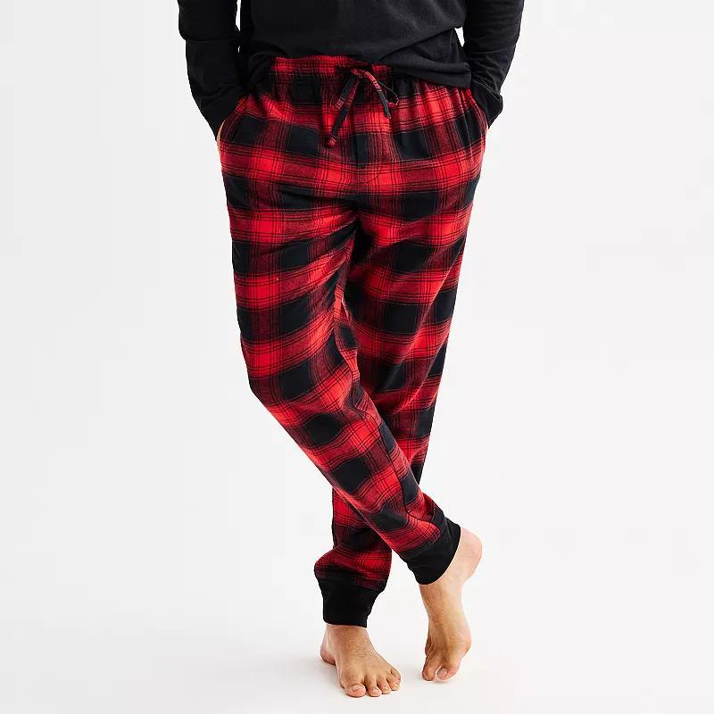 Mens Sonoma Goods For Life Banded Bottom Flannel Pajama Pants Product Image