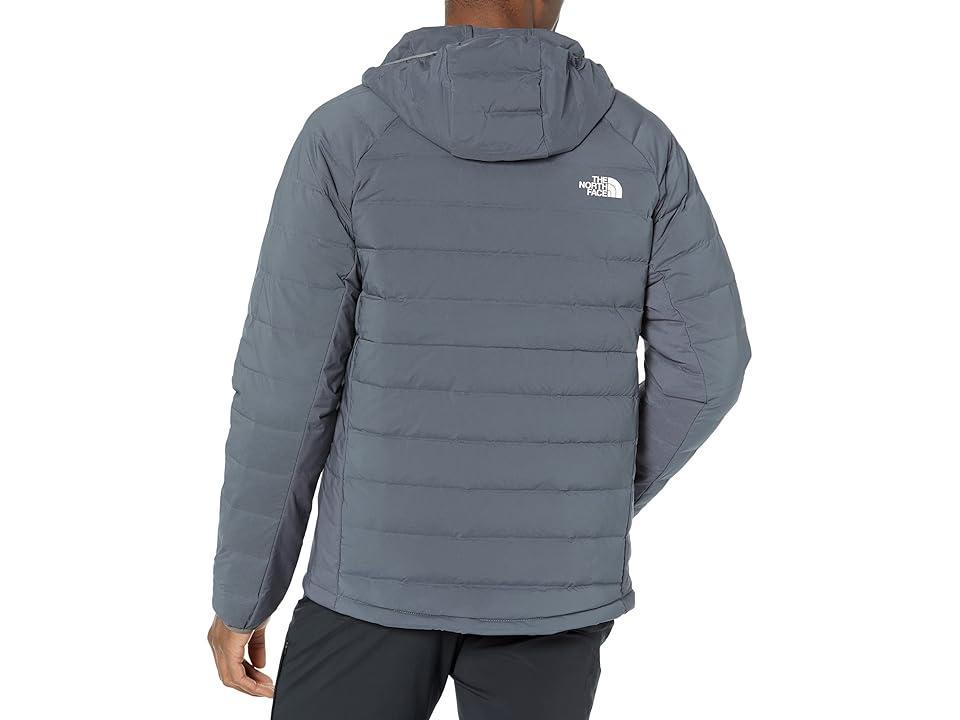 The North Face Belleview stretch down puffer hooded jacket in gray Product Image