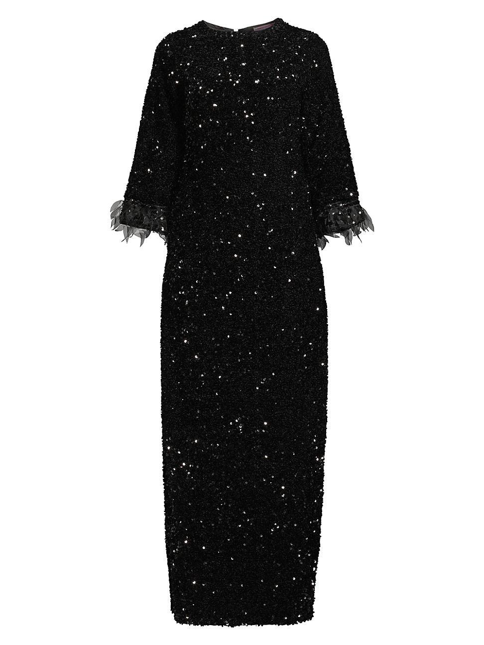 Womens Regina Sequin Sheath Dress Product Image