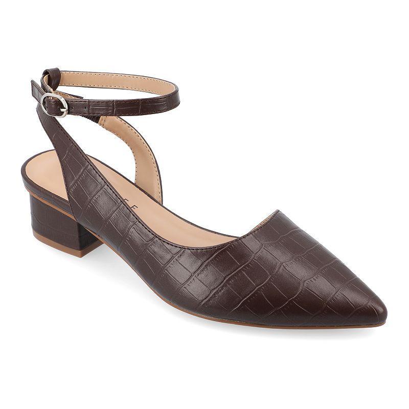 Journee Collection Keefa Womens Heels Brown Product Image