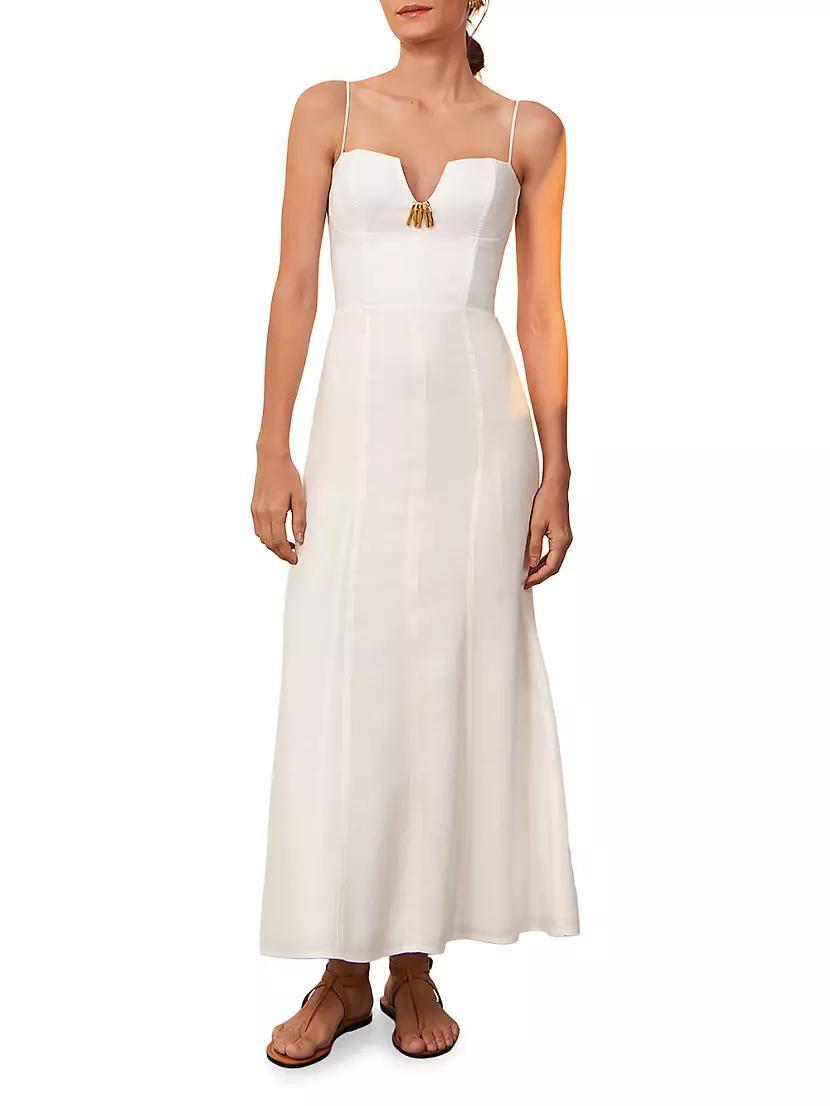 Lilith Linen-Blend Maxi Dress Product Image