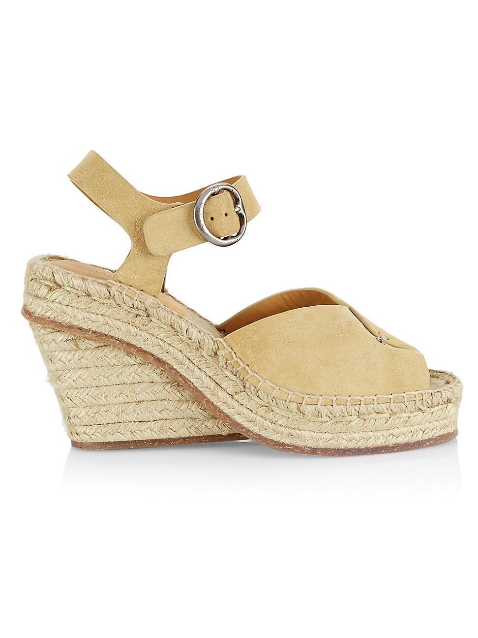 Womens Santiago 104MM Suede Wedge Sandals Product Image