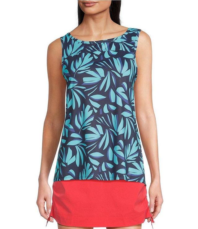 Columbia Chill River Printed Round Neck Sleeveless Tank Top Product Image